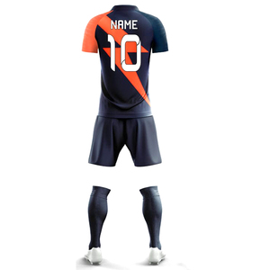 Uniforme de Fútbol Personalizado para Niños, Nuevo Diseño, Venta al Por Mayor, Uniforme de Equipo de Manga Corta de Alta Calidad - Product Image 1