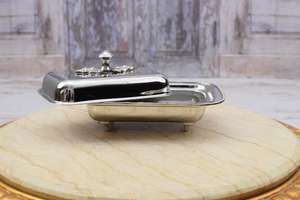 Metal Butter Dish with Cover – Durable <b>Kitchen</b> Butter Keeper - Product Image 4