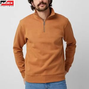 เสื้อสเวตเชิ้ตผู้ชายขายดี คอซิป แขนยาว เนื้อผ้านุ่ม สวมใส่สบาย สไตล์สตรีทแวร์ - Product Image 1