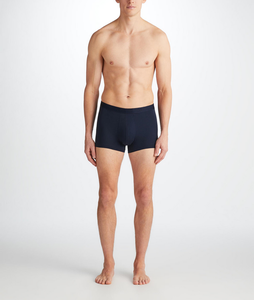 OEM <b>Custom</b> Logo Blank Solid Plain Multicolored Options Plus Size Knit 92% Cotton 8% Spandex Men's Mid-rise Underwear <b>Boxer</b> Brief - Product Image 5