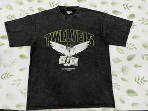 เสื้อยืดแขนสั้นคอกลมทรงปกติสำหรับผู้ชาย สไตล์สตรีท ผ้าฝ้าย 100% ระบายอากาศได้ดี เป็นมิตรกับสิ่งแวดล้อม รับผลิตแบบ OEM - Product Image 3