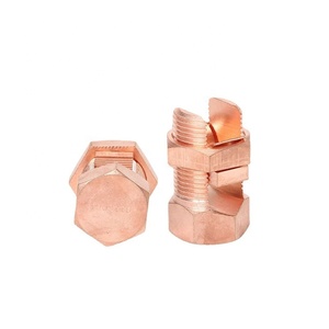 High Quality Electrical Copper Earth Grounding Connector Split <b>Bolt</b> Type Wire <b>Clamp</b> for Electrical Electronic Purpose - Product Image 4