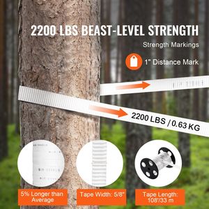 Nastro in Poliestere per Fissaggio 5/8'' X 108, Capacità di Trazione 2200 Lbf, Nastro Elettrico - Product Image 1