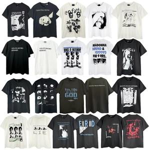 เสื้อยืดผู้ชายพิมพ์ลายสำหรับผู้หญิงเสื้อยืดผ้าฝ้ายแขนสั้นเสื้อระบายอากาศทรงหลวมเทรนด์ฤดูร้อน - Product Image 6