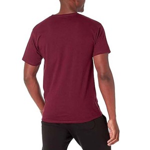 Summer New <b>Design</b> Men's Gym Fitness Embroidered O Neck T-Shirt Casual Short Sleeve 100% Cotton Hip Hop Ombre T-Shirt - Product Image 3