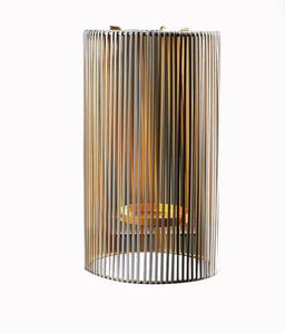 Cylindrical <b>Brass</b> <b>Lantern</b> Candle Holder Heat Resistant Home Decoration Modern Design - Product Image 2