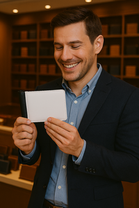 Cartera de Mano Corta de Cuero PU para Hombre, Marca Wriza, para Sublimación, Personalizable con Impresión por Transferencia de Calor y Regalos Personalizados - Product Image 5