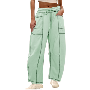 Men's Beige Casual <b>Trouser</b> <b>Elastic</b> <b>Waist</b> Drawstring Heavyweight Canvas Breathable Quick Dry Winter Wear Multiple Pockets - Product Image 5
