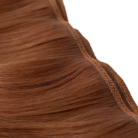 Extensions de cheveux vierges russes, trame plate, double tirage, d'un seul donneur, blond méché, cheveux slaves AURI