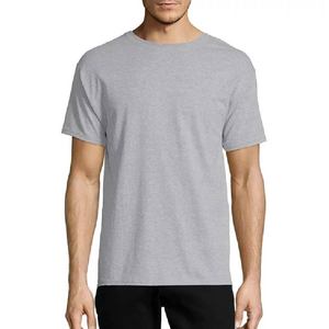 T-shirt pour homme 100% coton, imprimé sur mesure, couleur unie, vente en gros, manches courtes, tissu tricoté - Product Image 2