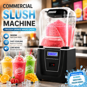 Machine à slush commerciale, machine à boissons glacées pour restaurant, bar, café, machine à boissons glacées, machine à smoothies, machine à slush glacé - Product Image 3