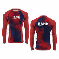 Rashguard pour hommes à logo personnalisé, dernière conception, respirant, vente chaude