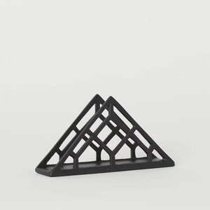 Luxury Gold Metal Fan Fold Napkin <b>Holder</b> Modern Decorative <b>Tissue</b> Organizer Tabletop <b>Kitchen</b> Dining Display Stand - Product Image 4