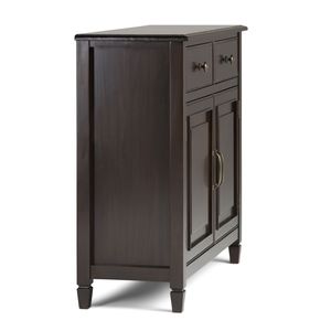 Mobiletto Contenitore da Ingresso Connaught Marrone Castagna Scuro - Elegante Arredamento per Soggiorno - Product Image 4