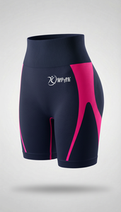 กางเกงขาสั้นออกกำลังกายสำหรับผู้หญิง ระบายอากาศได้ดี เอวสูง เป็นมิตรกับสิ่งแวดล้อม กระชับสัดส่วน เหมาะสำหรับฟิตเนส ยิม โยคะ ช่วยยกกระชับสะโพก - Product Image 4