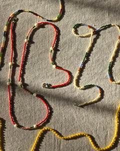 Traditional Indian Embroidery Beaded <b>Lanyard</b> <b>for</b> <b>Keys</b> and Cards - Product Image 1