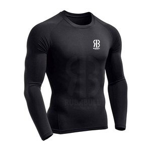 Rashguard para Hombre Fabricado en Pakistán para Entrenamiento de Artes Marciales, Hecho de Spandex/Poliéster, Mangas Largas - Product Image 6