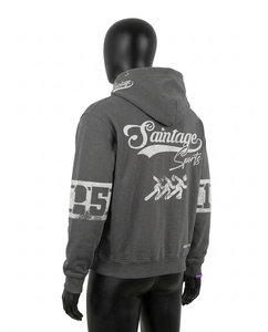 Sudadera con capucha personalizada Y2K Streetwear con cremallera y pedrería para hombre, estilo vintage lavado, oversize, con efecto ácido, 100% algodón, para invierno - Product Image 3