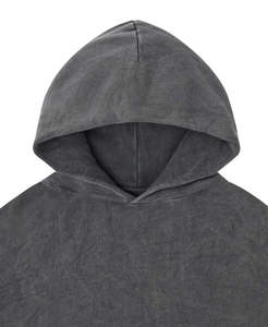 Mens Acid Wash Hoodie Vintage Casual Faded Streetwear Clothing Wear <b>USA</b> - Product Image 3