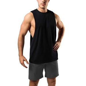Men's Cotton Gym <b>Vest</b> Bodybuilding <b>Stringer</b> Tank Tops Custom Printing Breathable Quick Dry Crew Neck Wholesale - Product Image 2