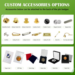 Pines de Esmalte Divertidos sin Mínimo de Pedido con Logo Personalizado y Diseño Lindo de Animal de Dibujos Animados, Insignia de Metal OEM de Esmalte Duro y Blando para Sombreros y Clubes - Product Image 4