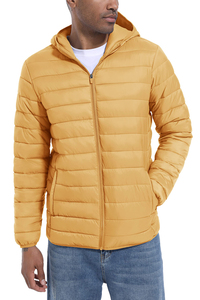 เสื้อแจ็คเก็ตกันลมผู้ชายแบบมีฮู้ด ผลิตจากโพลีเอสเตอร์และไนลอน น้ำหนักเบา สวมใส่สบาย เหมาะสำหรับฤดูหนาว สั่งทำได้โดยตรงจากโรงงาน - Product Image 2