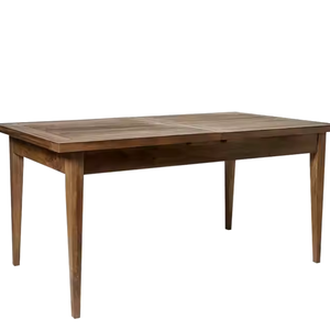 Rectángulo de mesa de comedor minimalista de madera de teca con madera de teca de primera calidad para mesa de comedor y mesa de dormitorio - Product Image 2