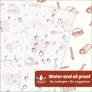 Papel para Hamburguesas Antigrasa Precortado de 12x12 para Envasado de Alimentos - Product Image 5