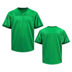 T-shirt sport blanc pour homme, col en V, manches courtes, tricoté, 100 % polyester, coupe classique, respirant, design uni - Product Image 4
