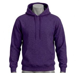 Sweat-shirt à capuche pour homme, couleur unie, coupe classique, en molleton de coton, décontracté, avec poche, pour l'automne - Product Image 1