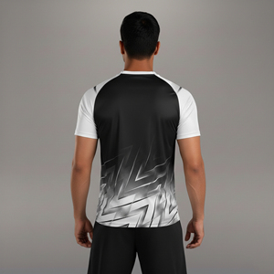 Nouveau design 2026 – Maillot unisexe personnalisable à manches courtes, 100 % polyester mesh 220g, séchage rapide, respirant, col en V, bretelles ajustables - Product Image 3