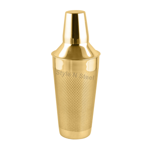 เชคเกอร์ค็อกเทลสแตนเลสคุณภาพสูงหรูหรา 500 มล. สำหรับบาร์โรงแรม - Product Image 1