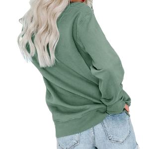 Sudaderas Casuales Personalizadas para Mujer, Ropa Deportiva Unisex de Gran Peso, Sudadera de Manga Larga con Cuello Redondo y Bordado - Product Image 5