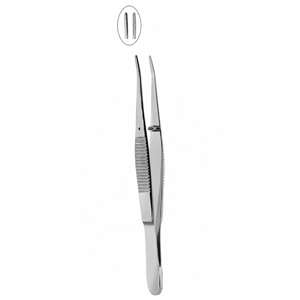 Pince à cils Barraquer en acier inoxydable, instrument chirurgical ophtalmique pour l'épilation des cils, précision médicale, réutilisable - Product Image 2