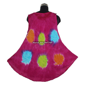 Robe longue décontractée chic tie-dye de créateur, style bohème, la plus vendue en 2026, par un fabricant indien, à prix de gros, pour femme - Product Image 2