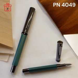 Elegante Bolígrafo de Metal de Diseño Hexagonal, Regalo Empresarial, Bolígrafo de Gel Metálico con Logotipo Personalizado - Product Image 1
