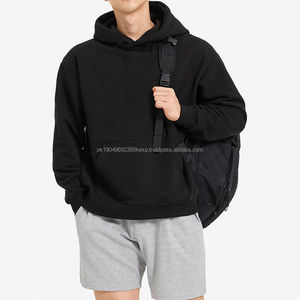 Sweat-shirt décontracté en coton et polyester de qualité supérieure, tissu personnalisé, tissu molletonné français, pull uni, vêtements pour hommes, sweat-shirts à capuche - Product Image 1