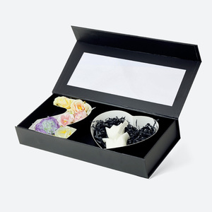 Boîte à rabat magnétique F3, boîte cadeau pour maman, emballage pour la Saint-Valentin, boîte de rangement pliable, ensemble de boîtes vides - Product Image 1