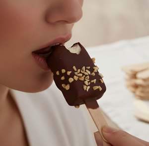 Bâtonnets de crème glacée en bois écologiques à texture fine, en bois de bouleau de qualité alimentaire pour restaurants, événements et usage domestique - Product Image 6