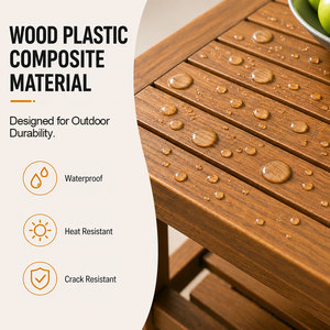 Ensemble <span class=keywords><strong>de</strong></span> canapés en rotin tressé et bois <span class=keywords><strong>pour</strong></span> l'<span class=keywords><strong>extérieur</strong></span>, résistant à l'eau, <span class=keywords><strong>pour</strong></span> <span class=keywords><strong>jardin</strong></span>, cour, chambre, plage, parc - Cadre en aluminium, revêtement en tissu - Product Image 2