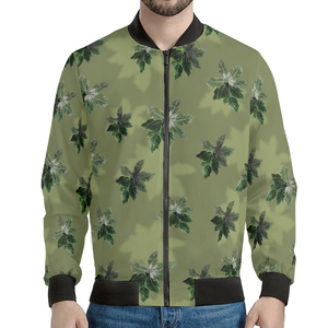 Chaqueta Bomber para Hombre con Estampado Personalizado de Moda Deportiva Hawaiana Pua Kalikimaka, Chaquetas de Trabajo para Hombre de Alta Calidad - Product Image 5
