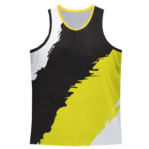 Camiseta sin mangas sublimada personalizada para hombre, novedad 2026, color sólido, estilo urbano, talla grande - Product Image 5