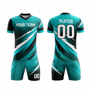 Customized Men's Winter Sports Wear Set Latest Design <b>Top</b> Automated Cutting Jersey 100% Polyester Anti-Bacterial Fabric Custom - Product Image 5