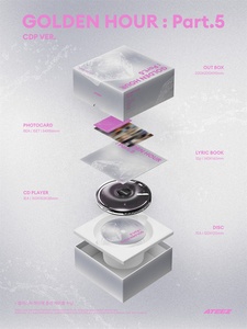 อัลบั้มต้นฉบับภาษาเกาหลีของวง ATEEZ - GOLDEN HOUR : Part 5 (รุ่น CDP) - Product Image 3