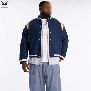 Best Soft Fabric Premium Product College Jackets, Best Seller OEM Service Latest Product Customized Logo Print Varsity Jacket - Product Image 2
