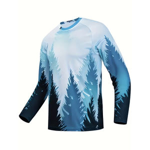 Camiseta de Manga Larga con Cuello Redondo para Hombre, Estilo Urbano, Corte Regular, Diseño Sublimado, 220 Gramos, Ecológica, Hecha de Poliéster - Product Image 1