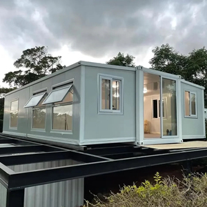 บ้านสำเร็จรูปแบบขยายได้20FT 40ft การใช้ชีวิตแบบ Prefab Villa ประหยัดพลังงานและเก็บรักษาความร้อน - Product Image 1