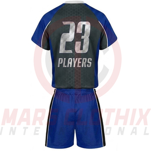 Uniformes de Lacrosse Personalizados Hechos con Material 100% Poliéster, Conjuntos de Ropa de Práctica Juvenil para Lacrosse - Product Image 3