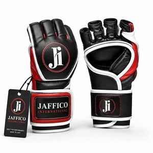 Guantes de sparring MMA, guantes deportivos de primera calidad, acolchado de espuma de alta densidad, diseño de palma abierta transpirable, ajuste cómodo para entrenamiento - Product Image 6