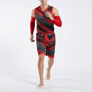 Conjunto de Camiseta y Pantalones Cortos Deportivos de Baloncesto para Hombre, Ropa Deportiva Transpirable, Impresión Personalizada, Servicio OEM, Uniformes de Baloncesto - Product Image 2